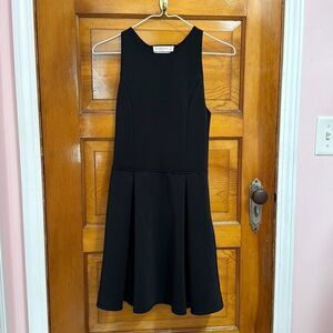 Abercrombie & Fitch Black Stretchy Sporty Cut Out Skater Dress Women’s Small